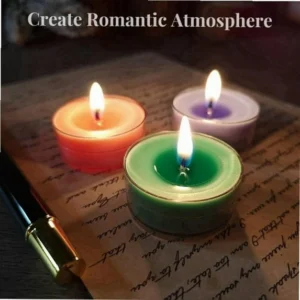 Custom Colorful Scented Tealight Candles - Natural Soy Wax with Essential Oils