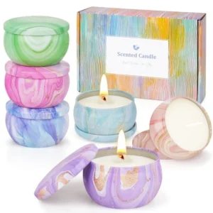 Aottom Scented Candles Aromatherapy Jar Candle for Women, 6 pack 15 oz