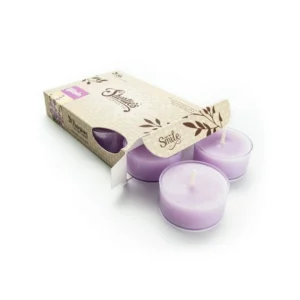 Pure English Lavender Tealight Candles - Highly Scented with Essential